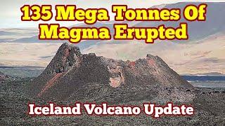 IMO Update 2862024 135 Mega Tonnes Of Magma Covered 9.3 Square Km Iceland Volcano Eruption