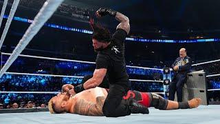 Roman Reigns is back and attacks his Cousin Solo Sikoa WWE Smackdown Roman Reigns vs Solo Sikoa