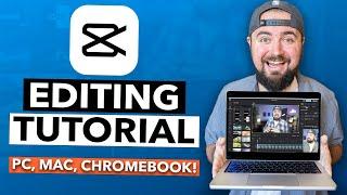 CapCut.com Editing Tutorial For PC and Chromebook COMPLETE Guide