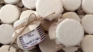 How to make honey jar wedding favors