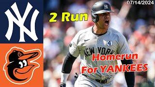 Yankees vs. Orioles Game Highlights  July 14 2024  MLB Highlights Season 2024