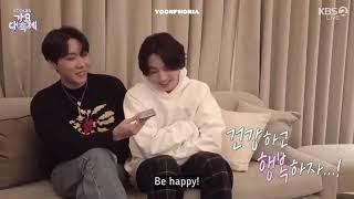 ENG SUB BTS Message to SUGA @ KBS Gayo Daechukje 2020