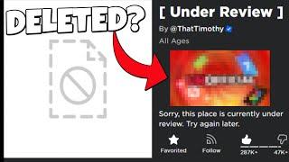 This Popular Roblox game got Deleted...