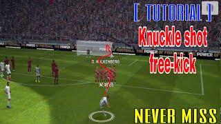 trick to perform the knuckle free kick pes 2019 mobile