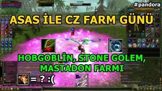 ASAS İLE CZ FARM GÜNÜ #3  HOB GOBLIN  STONE GOLEM  MASTADON FARM  JR-PK   KNİGHT ONLİNE FARM