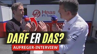 Hardenacke vs. Steiner Darf ein Journalist so fragen?  Sky-Interview F1 2022