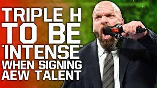 Triple H To Be “Intense” When Signing AEW Talent  Changes Coming To WWE NXT