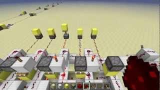 Minecraft. Instant redstone wire and counter Minecraft. Моментальный редстоун провод и счетчик