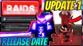 Anime Vanguards UPDATE 1 Release Date.. Raids & *NEW* Secret..?