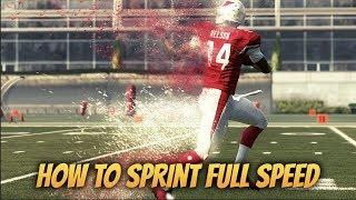 Madden 19 How to Sprint Full Speed MUT 19 Running Tips and Tricks