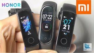 Comparison Honor Band 5 vs Mi Band 4 vs Honor Band 4