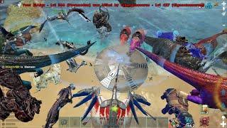 WIPING GANG GANG? The War On Center 18  ARK Official PvP
