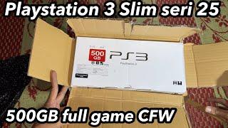 Beli online PS3 slim second seri 25 CFW 500GB full game