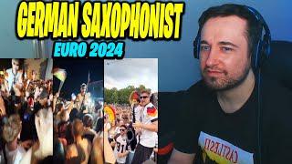 Germany fan lights up Euro 2024 with amazing saxophone skills REACTION