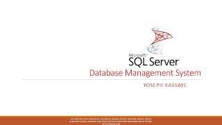 Part 14-SQL in Amharic -Creating your first Database