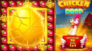 CHICKEN DROP BONUS WENT CRAZY HUGE WIN