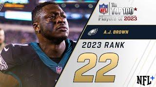 #22 A.J. Brown WR Eagles  Top 100 Players of 2023