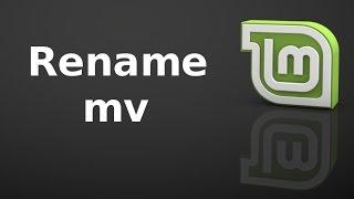 How to rename a directory via command line in Linux Mint Ubuntu