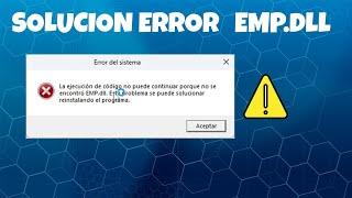 Solution Error EMP.dll