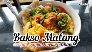 Bakso Malang dengan banyak menu pilihan