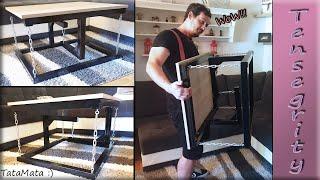Homemade TENSEGRITY COFFEE TABLE? DIY Project