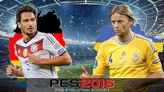 PES EURO 2016 - Deutschland vs Ukraine - 1. Vorrundenspiel