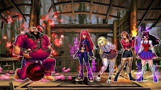 KOF MUGEN Red Chang Vs Girls Characters