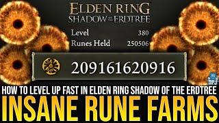 Elden Ring New Best RUNE FARMS - 10000000+ Runes FAST - How To Level Up Fast  4 EASY Rune Farms