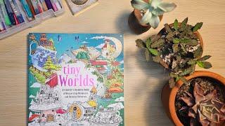 Tiny Worlds An Artists Coloring Book by Mat Edwards