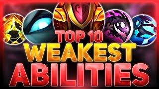 Top Ten WEAKEST Abilities Of All Time  League of Legends