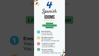 #spanish #idioms #learning #youshouldknow #learnspanish