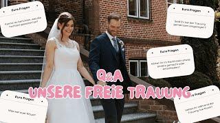 Unsere Hochzeit - Eure Fragen  *Ablauf Kosten Musik &&&*