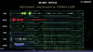 16-bit Michael Jackson - THRILLER Digimaks