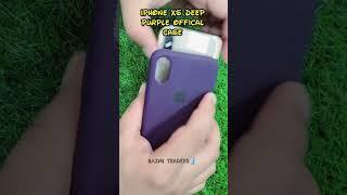 iphone xs official case  iphone xs silicone case  iphone xs deep purple silicone case