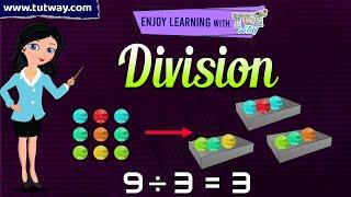 Division for Kids  Introduction to Division  Basic Math Learning Video for Kids