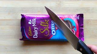 Cadbury Dairy Milk Silk Oreo Red Velvet Cutting ASMR  Satisfying Chocolate ASMR