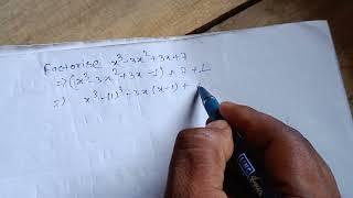 Factorization of X3-3X2+3X+7