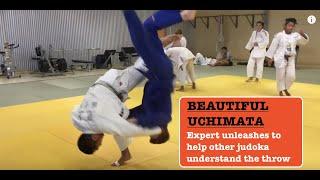 Beautiful UCHIMATA 内股 by Genta Mikami Inner thigh judo throw