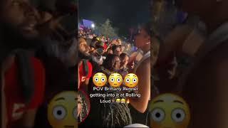 Brittany Renner THROWS DRINK On Dude #brittanyrenner #rollingloud #shorts #shortsvideo