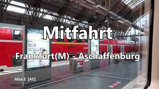 Mitfahrt im ICE 21 BR 411 von FrankfurtM nach Aschaffenburg  Alex E ist leise