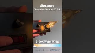 Bulbrite Chandelier Filament LED BULBRITE-776903 #youtubeshorts #ledlights @bulbriteinc