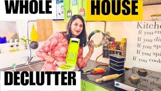 WHOLE HOUSE Declutter & Clean With Me  Decluttering ka ब्रह्मास्त्र
