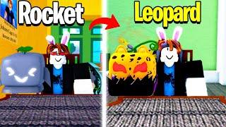 Trading From Rocket to Leopard in One Video Blox Fruits