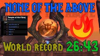 2643min #1 AQ40 Speedrun by NOTA in P5