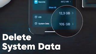 How To Delete Overfilled System Data  Free Up iPhone Space