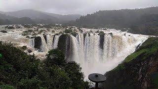 Jog falls in heavy rain  Jogfalls Karnataka India  Famous waterfalls in india  jogfalls full flow