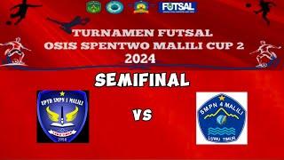 SEMIFINAL SMPN 1 MALILI VS SMPN 4 MALILI TURNAMEN FUTSAL OSIS SPENTWO MALILI CUP 2