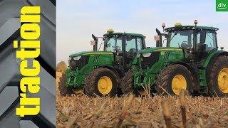 John Deere 6195M vs. 6195R im traction Praxisvergleich