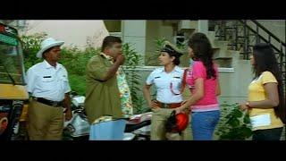 Deepa Sannidhi Blackmailing Bullet Prakash Comedy Scene  Darshan  Comedy Scenes from Kannada Movie