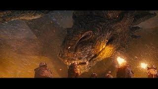 Godzilla King of the Monsters 2019 King Ghidorah First Contact Scene